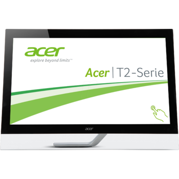 Monitor LED Acer T272HLbmjjz Touch 27 inch FHD 5ms Silver/Black