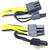 Wazney PCI 6 pin PCI Express to 2 x PCIe 8 (6+2) pin Graphics Video Card PCI-e VGA Splitter Hub Power Cable