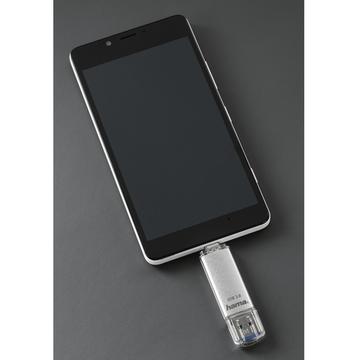 Memorie USB Hama C-LAETA 32GB USB 3.1/3.0 Argintiu