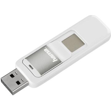 Memorie USB Hama "ProtectionKey" 32GB, USB 2.0, Alb