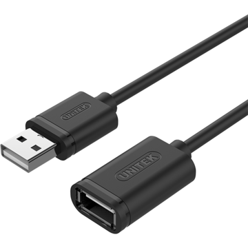 UNITEK cablu prelungitor USB2.0 AM-AF, 1,5m; Y-C449GBK