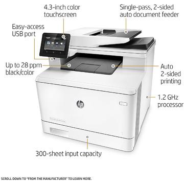 Multifunctionala HP LaserJet Pro MFP M477fdn Laser Color Format A4 Fax Duplex