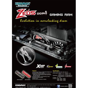 Memorie Kingmax Zeus Dragon Gaming 8GB DDR4 3000MHz CL16 1.35V