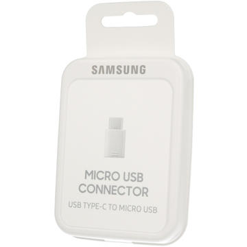 Adaptor Samsung USB Type C (tata) - MicroUSB (mama) White