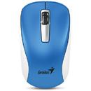 Mouse Genius optical wireless mouse NX-7010, Blue