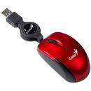 Mouse Genius mouse Micro Traveler V2, USB, ruby