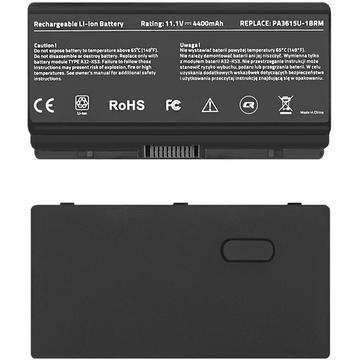 Qoltec baterie notebook Long Life Toshiba PA3615U | 10.8-11.1V | 4400mAh