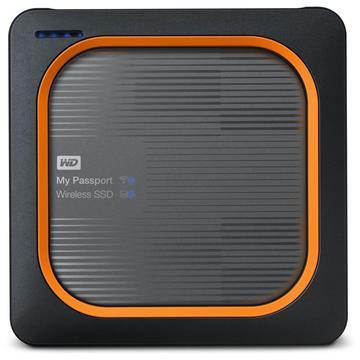 SSD Extern Western Digital Wireless SSD 500GB USB 3.0 Black Wi-Fi