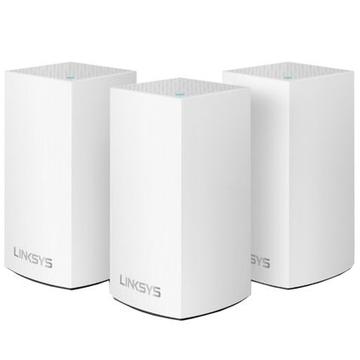 Sistem Wireless Linksys Velop Intelligent Mesh Dual-Band AC1300 (867 + 400 Mbps) (3 pack)