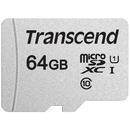 Card memorie Transcend microSDXC USD300S 64GB CL10 UHS-I U1 Up to 95MB/S