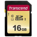 Card memorie Transcend SDHC SDC500S 16GB CL10 UHS-I U1 Up to 95MB/S