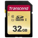 Card memorie Transcend SDHC SDC500S 32GB CL10 UHS-I U1 Up to 95MB/S
