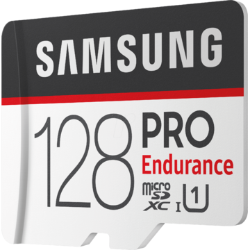 Card memorie Samsung microSDXC PRO Endurance 128GB Class 10 UHS-I + adapter