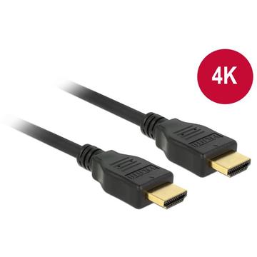 Delock Cable High Speed HDMI with Ethernet HDMI A male > HDMI A male 4K 2m