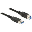 Delock Cable USB 3.0 Type-A male > USB 3.0 Type-B male 0.5 m black