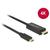 Delock Cable USB Type-C male > HDMI male (DP Alt Mode)4K 30 Hz 1m black