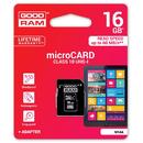 Card memorie GOODRAM Micro SDHC 16GB Class 10 UHS-I + Adapter