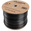 Lanberg UTP solid outdoor gel. cable, CU, cat. 5e, 305m, gray