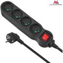 Prelungitor Maclean MCE180 Power Strip 4-outlet with switch 1,4m Cable