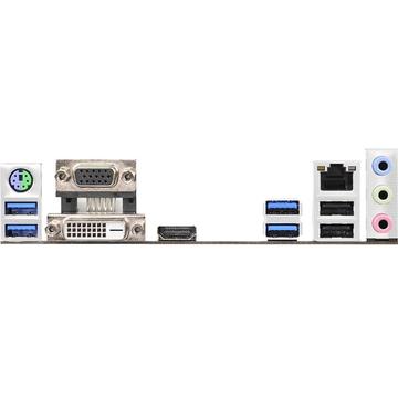 Placa de baza ASRock B150M-HDV, DualDDR4-2133, SATA3, HDMI, DVI, D-Sub, mATX, 32GB, Socket 1151