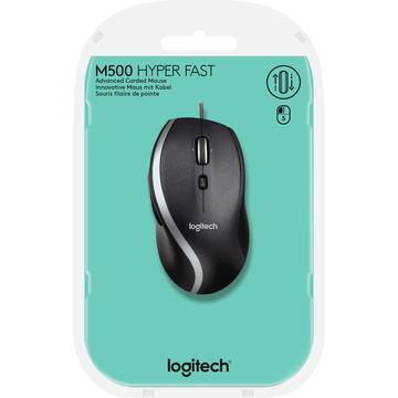 Mouse Logitech 910-003726, M500 Negru