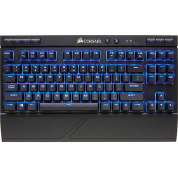 Tastatura Gaming Corsair K63 Wireless Blue LED - Cherry MX Red - Layout US Mecanica