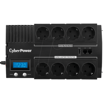 CYBERPOWER Cyber Power Green Power UPS  BR1200ELCD  (Schuko)