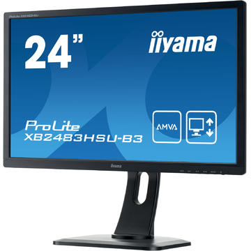 Monitor LED Iiyama X2483HSU-B3 24" Full HD DVI/HDMI/USB