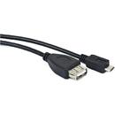 Natec cable USB OTG (AF) to USB Micro (BM), 0.15M, blister