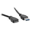 Natec USB 3.0 micro USB cable, 1.8M, black, blister