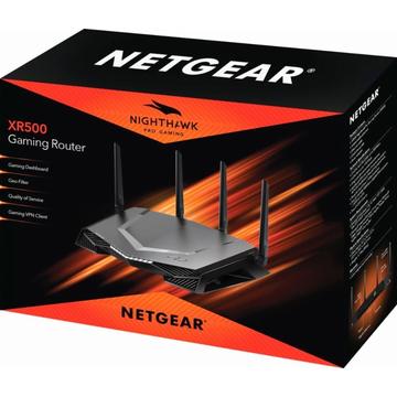 Router wireless Netgear AC4000 Nighthawk PRO Gaming MU-MIMO WiFi Router (XR500)