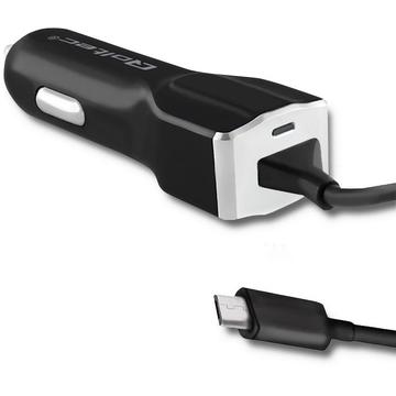 Qoltec Car charger 12-24V | 12W | 5V | 2.4A |+ kabel Micro USB