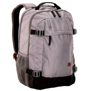 Wenger WaveLength 16 inch Laptop Backpack, Grey Print