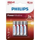 Philips PH POWER ALKALINE AAA 4-BLISTER