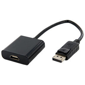 Adaptor 4World DisplayPort [M] > HDMI [F], cablu, negru