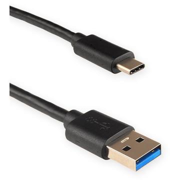 4World USB 3.0 , AM / B Micro USB-C transfer/incarcare, 2.0m, negru