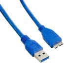 4World 5m USB 3.0 A - Micro B USB cable USB 3.2 Gen 1 (3.1 Gen 1) USB A Micro-USB B Blue