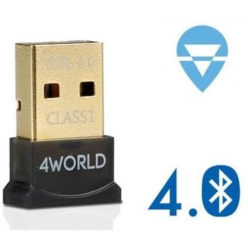4World adaptor MICRO USB 2.0, bluetooth Class 1, versiunea 4.0 Vista