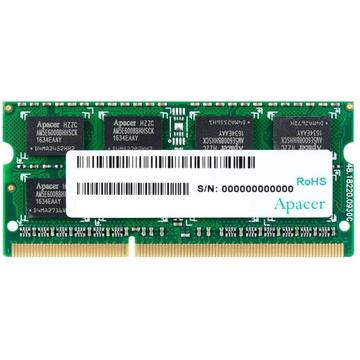 Memorie laptop Apacer DDR3 4GB 1600MHz CL11 SODIMM 1.5V