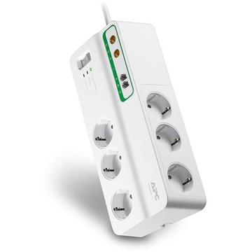 Prelungitor APC Home/Office SurgeArrest 6 Outlets with Phone and Coax Protection 230V Schuko