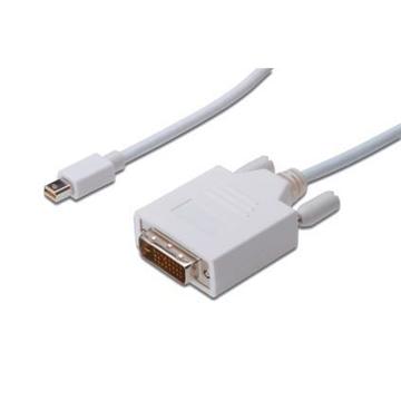 ASSMANN Displayport 1.1a Adapter Cable miniDP M (plug)/DVI-D (24+1) M (plug) 1m
