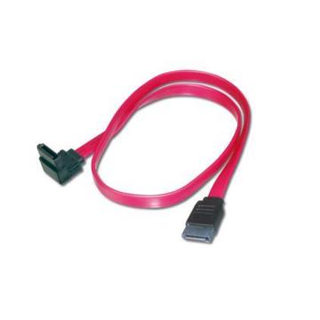 ASSMANN Serial ATA Cable SATA (7pin) angled F(jack)/SATA (7pin) F(jack) 0,5m red