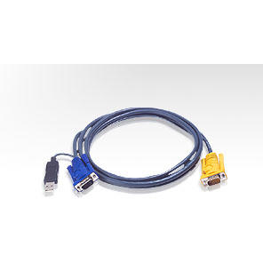 ATEN Cablu prelungire KVM (HD15-SVGA, USB, USB) - 5m