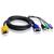 ATEN KVM Cablu 3in1 SPHD (HDB15-SVGA, USB, PS/2, PS/2) - 1.8m