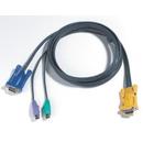 ATEN Cablu prelungire KVM (HD15-SVGA, PS/2, PS/2) - 3m