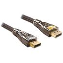 Delock kabel Displayport 1.2 male > Displayport male 4K 2m PREMIUM