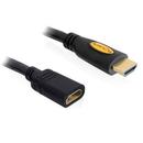 Delock Cable High Speed HDMI with Ethernet extension male / female 1 m