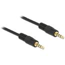 Accesorii Audio Hi-Fi Delock Cable Stereo Jack 3.5 mm 4 pin male > male 2 m