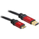 Delock Cable USB 3.0-A > micro-B male / male 3m Premium