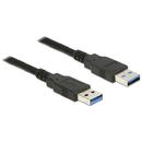 Delock Cable USB 3.0 Type-A male > USB 3.0 Type-A male 0.5m black